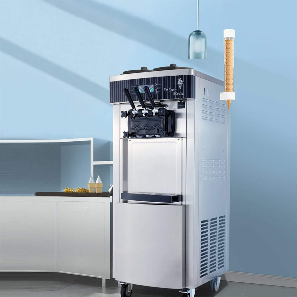 Premium 3-Flavors 20-28L/H Commercial Soft Serve Yogurt Ice Cream Machine Maker (SAK97524) – SAKSBY WHOLESALE, view 13