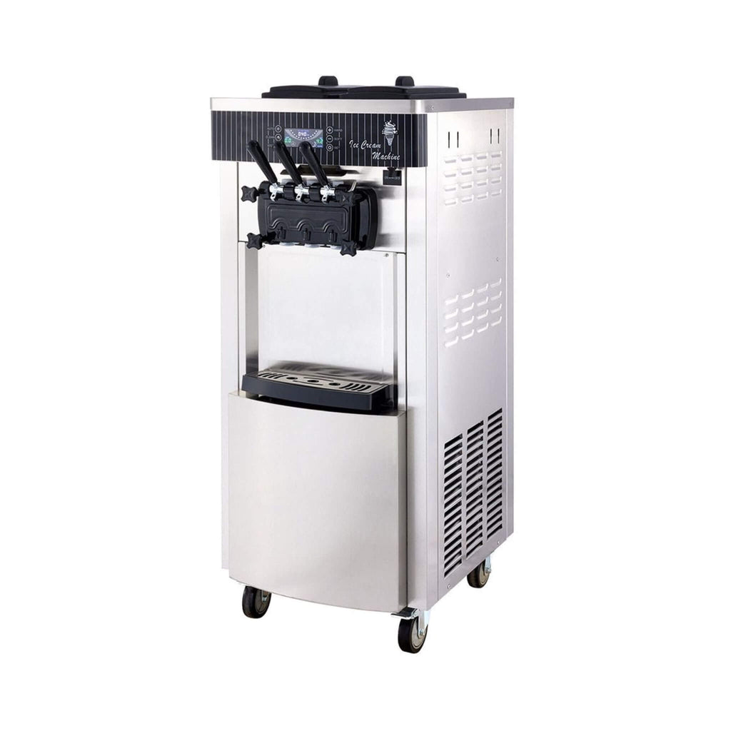 Premium 3-Flavors 20-28L/H Commercial Soft Serve Yogurt Ice Cream Machine Maker (SAK97524) – SAKSBY WHOLESALE, view 4