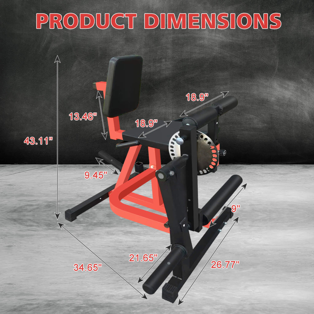 Rovix Premium 3-In-1 Multi-Functional Adjustable Leg Extension And Curl Machine For Lower Body Workouts (SAK21427) – SAKSBY W
