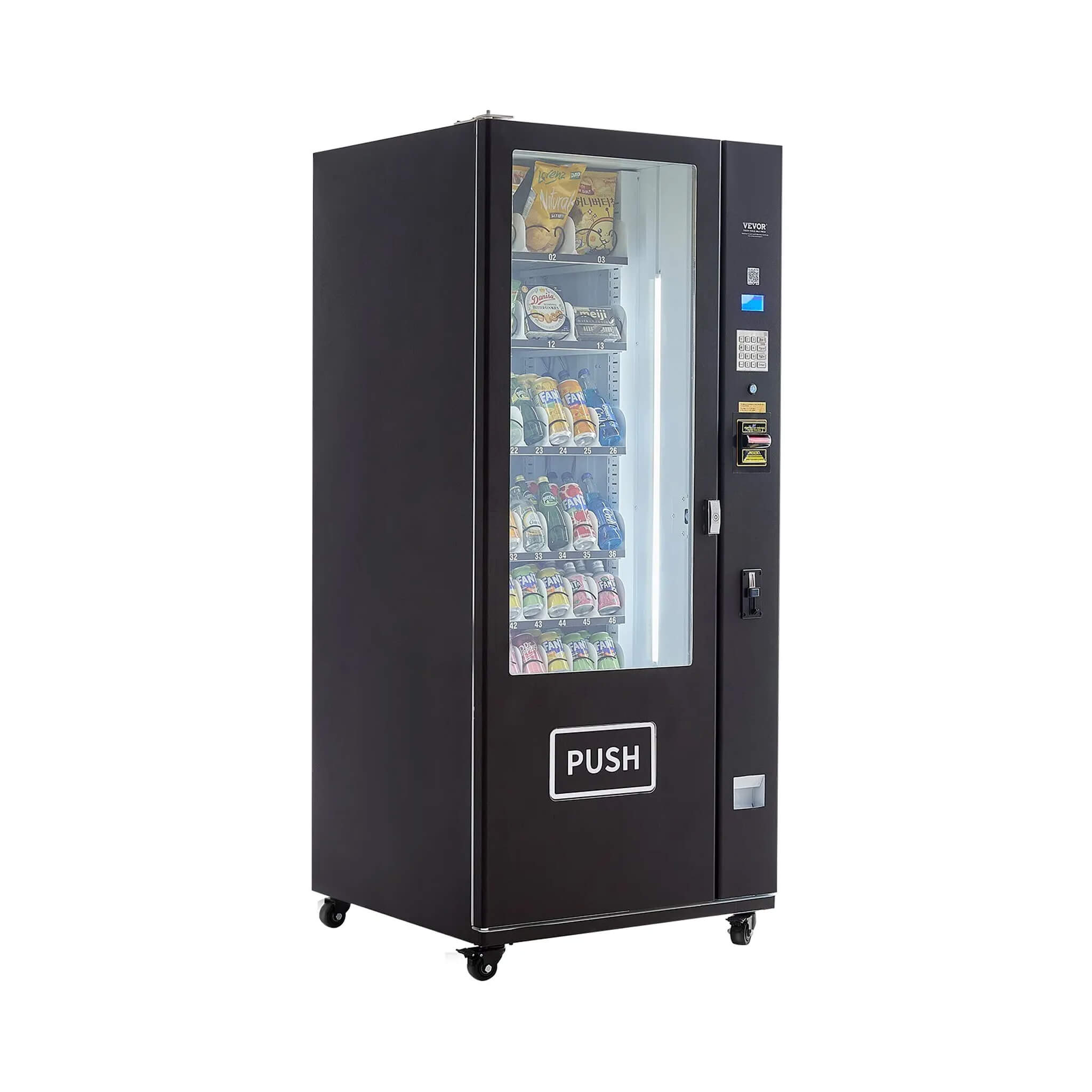 Premium 36-Slot Combo Vending Machine With ICT Bill And Coin Acceptor (SAK31832) – SAKSBY WHOLESALE, view 4