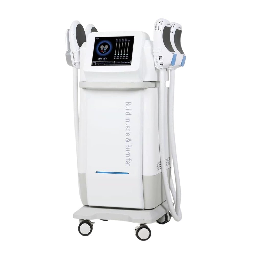 Premium 4-Handle Body, Abdomen And Buttock Muscle Shaping Machine With Trolley (SAK71463) – SAKSBY WHOLESALE