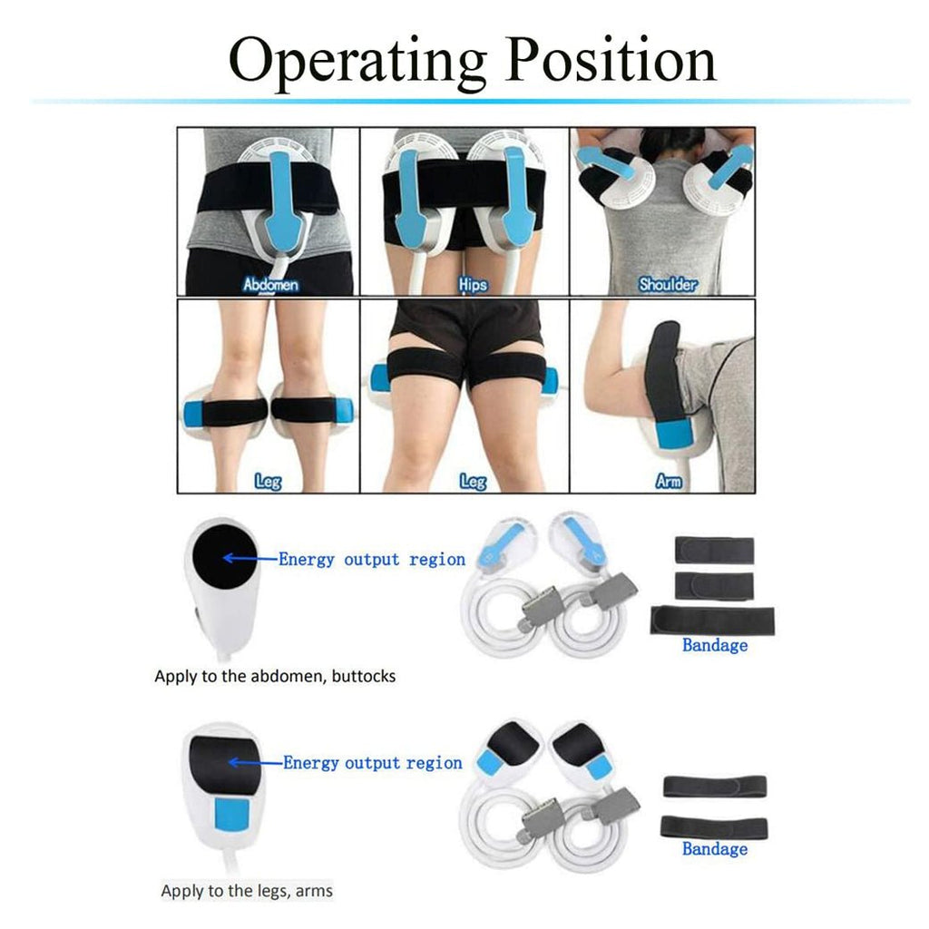 Premium 4-Handle Body, Abdomen And Buttock Muscle Shaping Machine With Trolley (SAK71463) – SAKSBY WHOLESALE, view 4