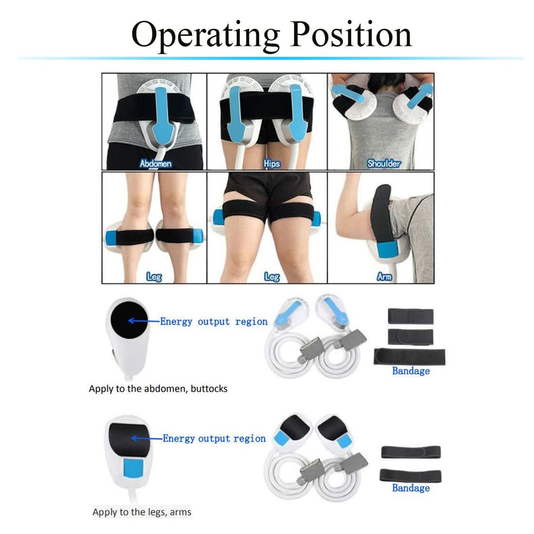Premium 4-Handle Body, Abdomen And Buttock Muscle Shaping Machine With Trolley (SAK71463) – SAKSBY WHOLESALE, view 4