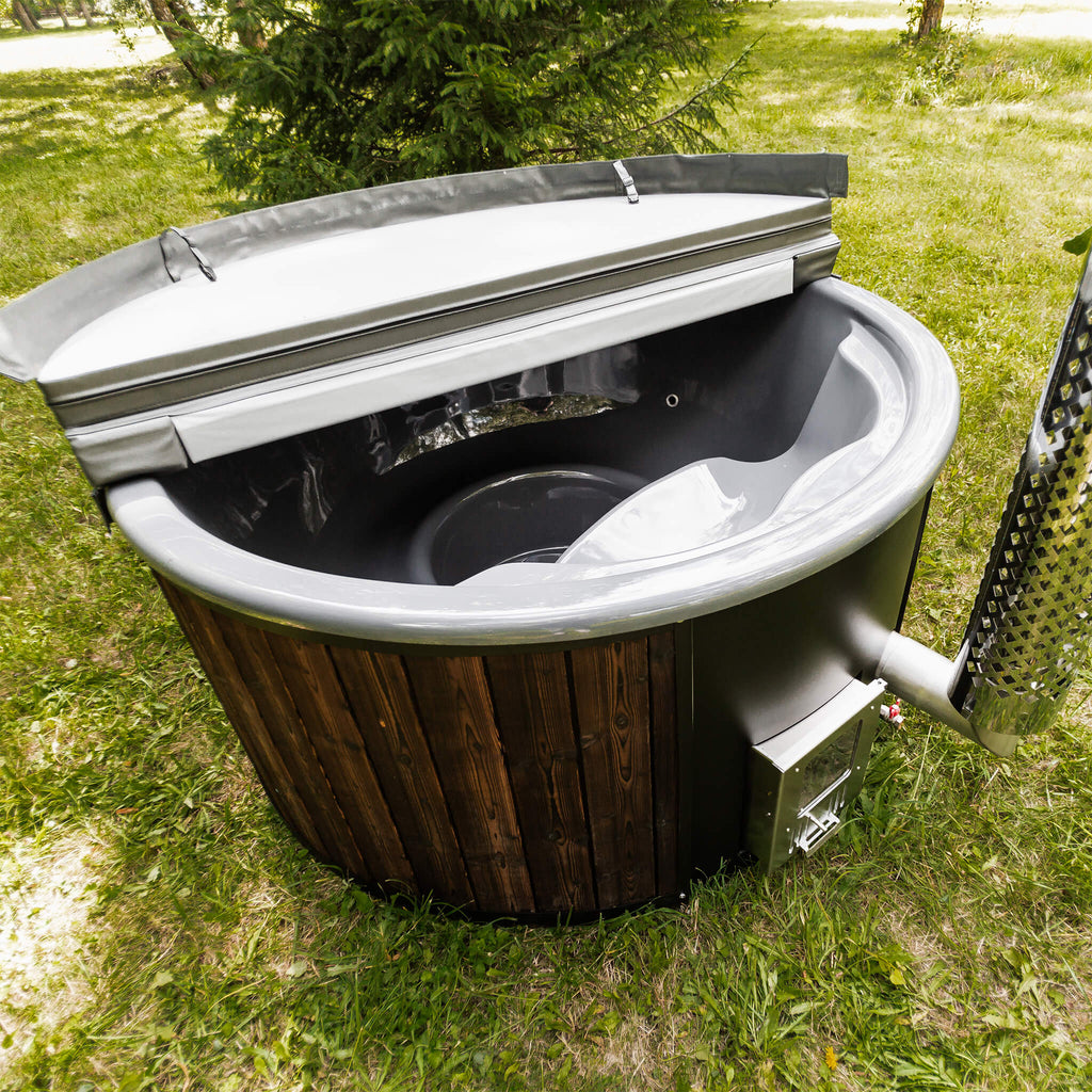 Premium 4-Person Fully-Assembled ThermoWood Wood-Fired Hot Tub (SAK14528) – SAKSBY WHOLESALE, view 9