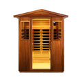 Thermoa Valois Premium 4-Person 2050W Luxury Low EMF Outdoor FAR Infrared Home Sauna With Bluetooth Audio (SAK15372) – SAKSBY