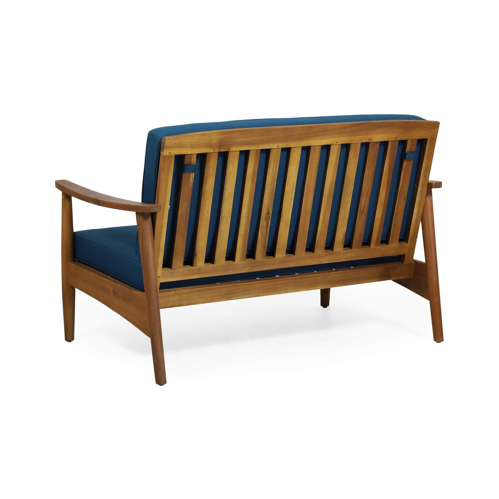 Alora Premium 4-Piece Wooden Outdoor Patio Conversation Seating Set With Cushions (SAK31469) – SAKSBY WHOLESALE, view 9