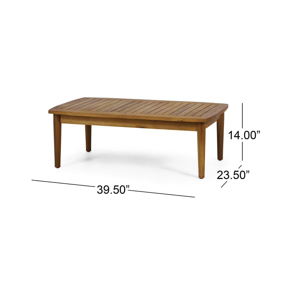 Alora Premium 4-Piece Wooden Outdoor Patio Conversation Seating Set With Cushions (SAK31469) – SAKSBY WHOLESALE, view 8