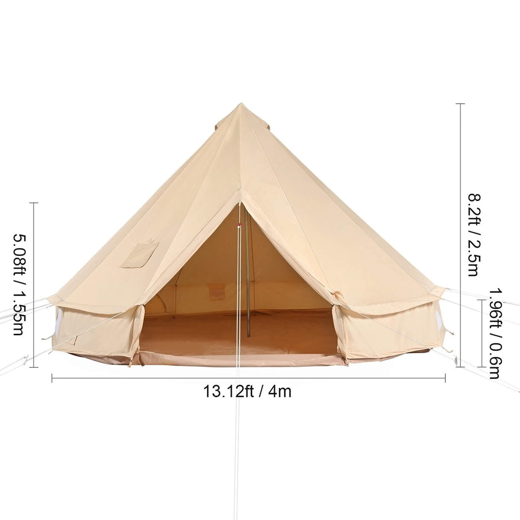 Premium 4-Season Camping Canvas Bell Yurt Tent With Stove Jack (SAK47589) – SAKSBY WHOLESALE, view 9