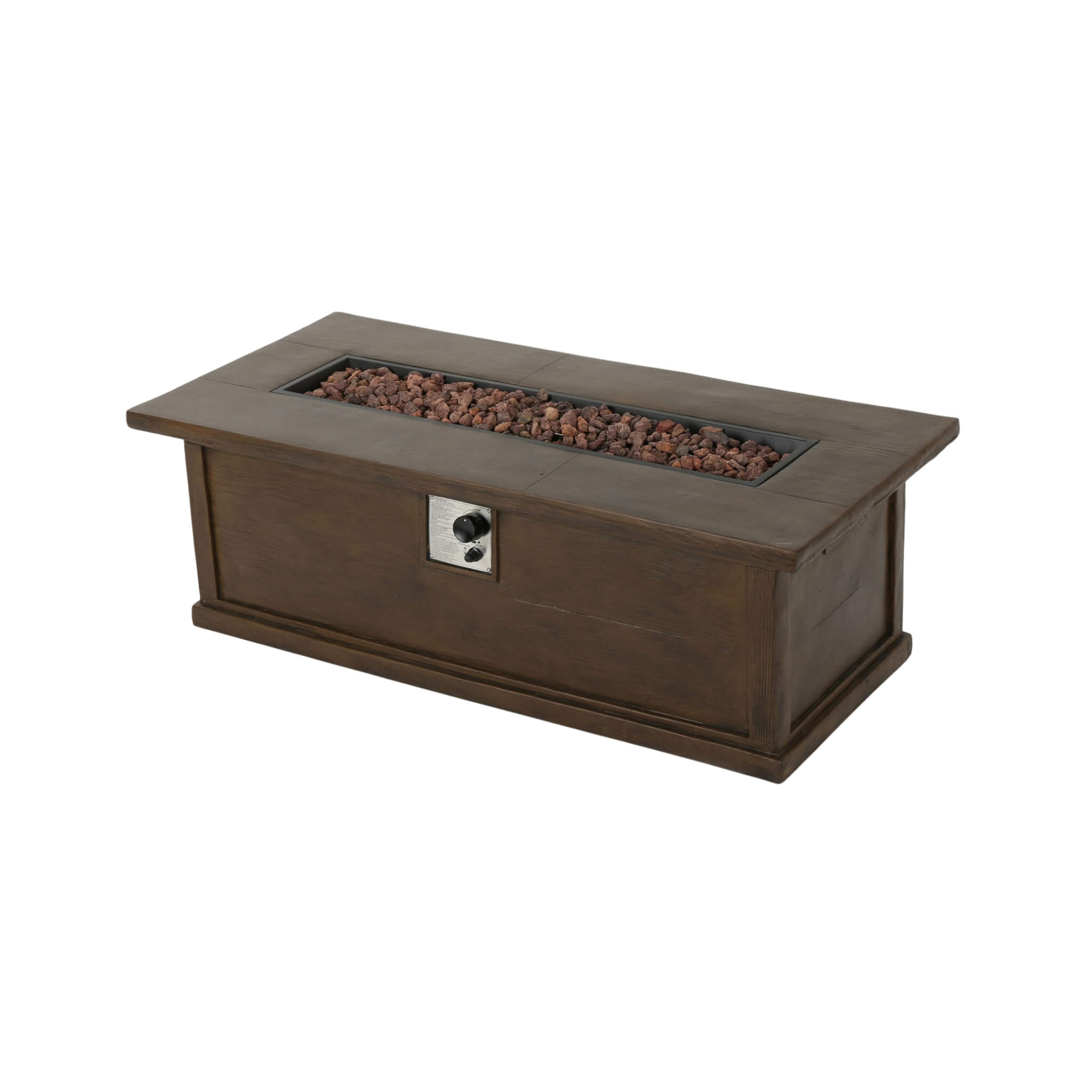 Alora Premium 56" Transitional Rectangular Outdoor Propane Gas Fire Pit Table, 50K BTU (SAK25790) – SAKSBY WHOLESALE, view 7