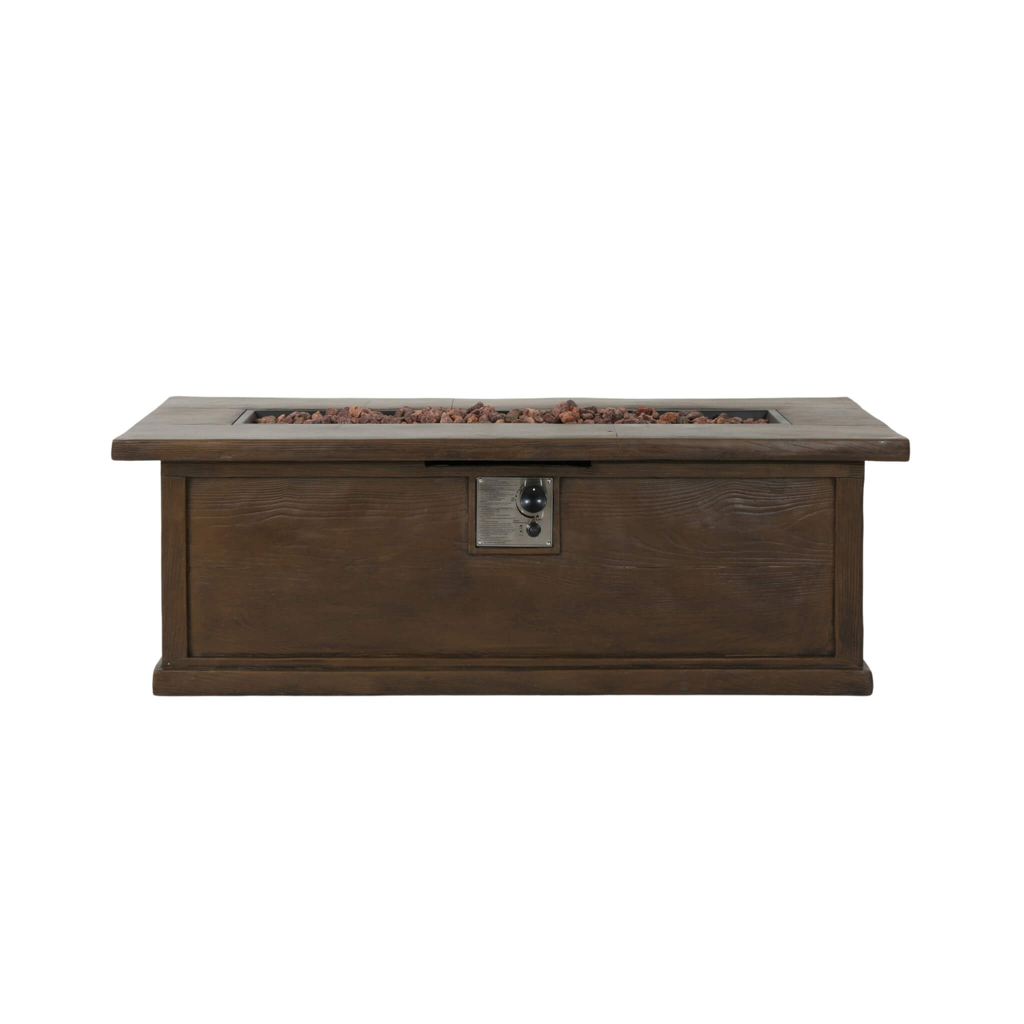 Alora Premium 56" Transitional Rectangular Outdoor Propane Gas Fire Pit Table, 50K BTU (SAK25790) – SAKSBY WHOLESALE