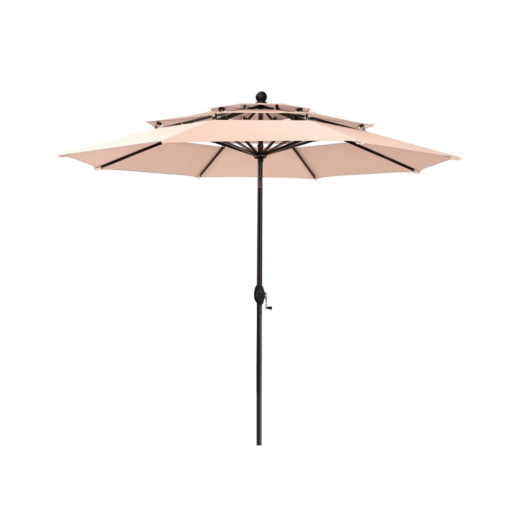 Alora Premium 6-Piece Bar Patio Furniture Set With Umbrella, Swivel Chairs, And Cushions (SAK90375) – SAKSBY WHOLESALE, view 