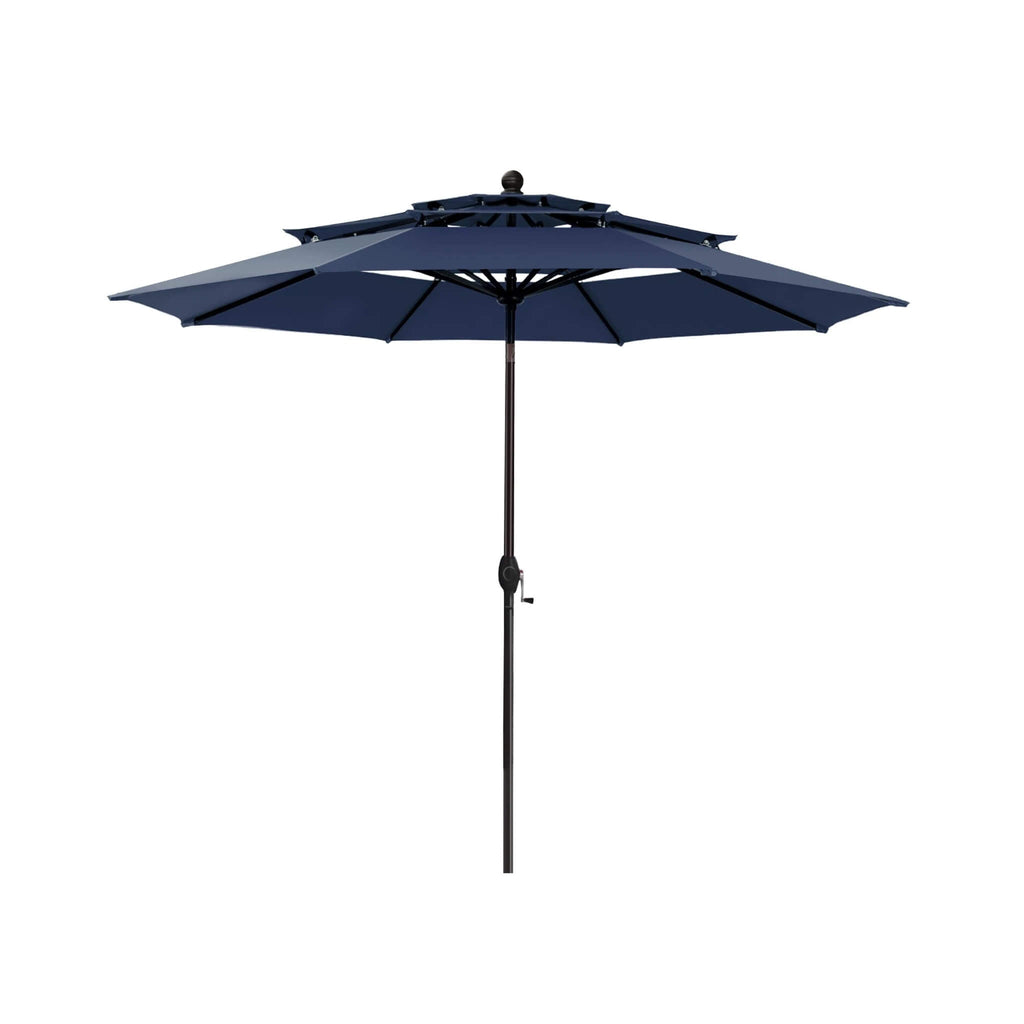 Alora Premium 6-Piece Bar Patio Furniture Set With Umbrella, Swivel Chairs, And Cushions (SAK90375) – SAKSBY WHOLESALE, view 