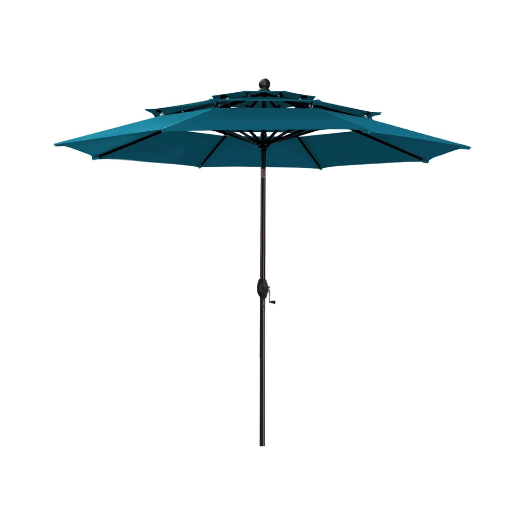 Alora Premium 6-Piece Bar Patio Furniture Set With Umbrella, Swivel Chairs, And Cushions (SAK90375) – SAKSBY WHOLESALE, view 