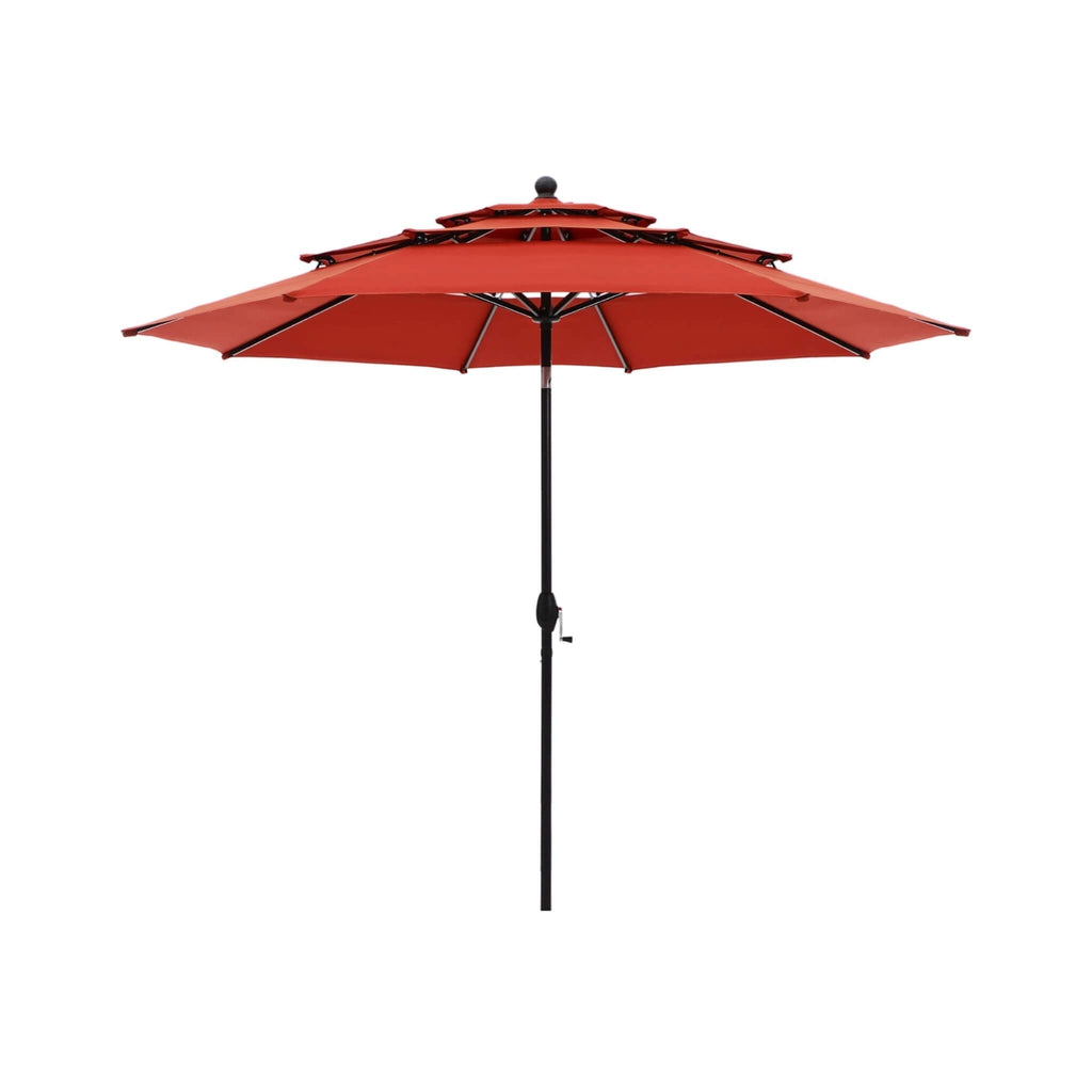Alora Premium 6-Piece Bar Patio Furniture Set With Umbrella, Swivel Chairs, And Cushions (SAK90375) – SAKSBY WHOLESALE, view 