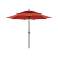 Alora Premium 6-Piece Bar Patio Furniture Set With Umbrella, Swivel Chairs, And Cushions (SAK90375) – SAKSBY WHOLESALE, view 