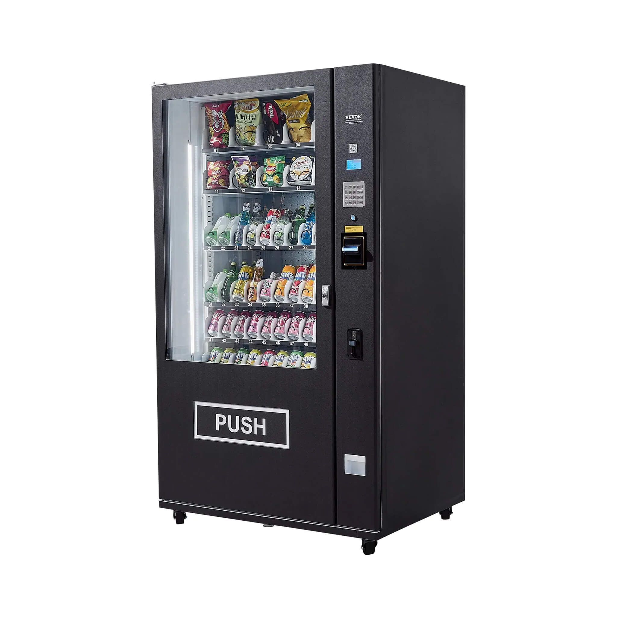 Premium 60-Slot Combo Vending Machine With ICT Bill And Coin Acceptor (SAK31842) – SAKSBY WHOLESALE, view 3