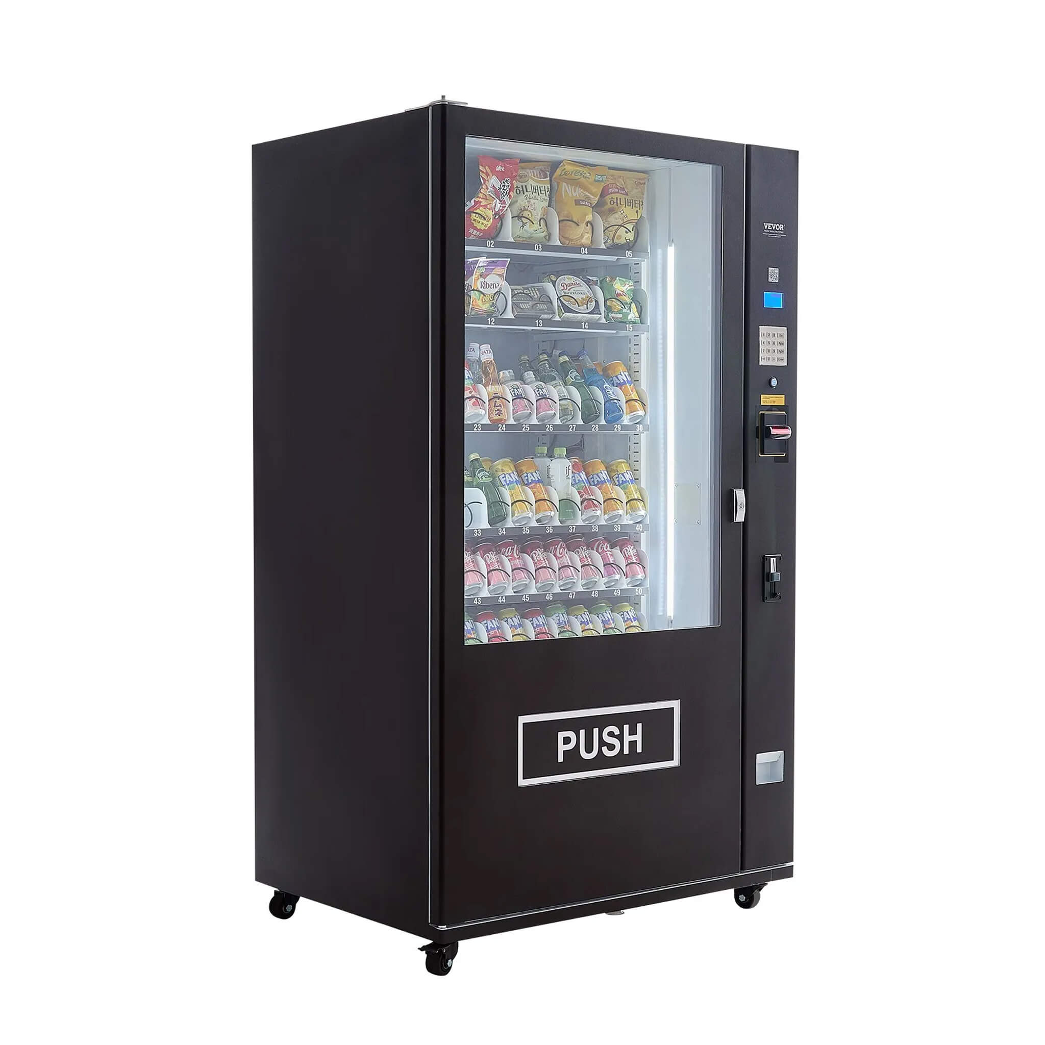 Premium 60-Slot Combo Vending Machine With ICT Bill And Coin Acceptor (SAK31842) – SAKSBY WHOLESALE, view 5