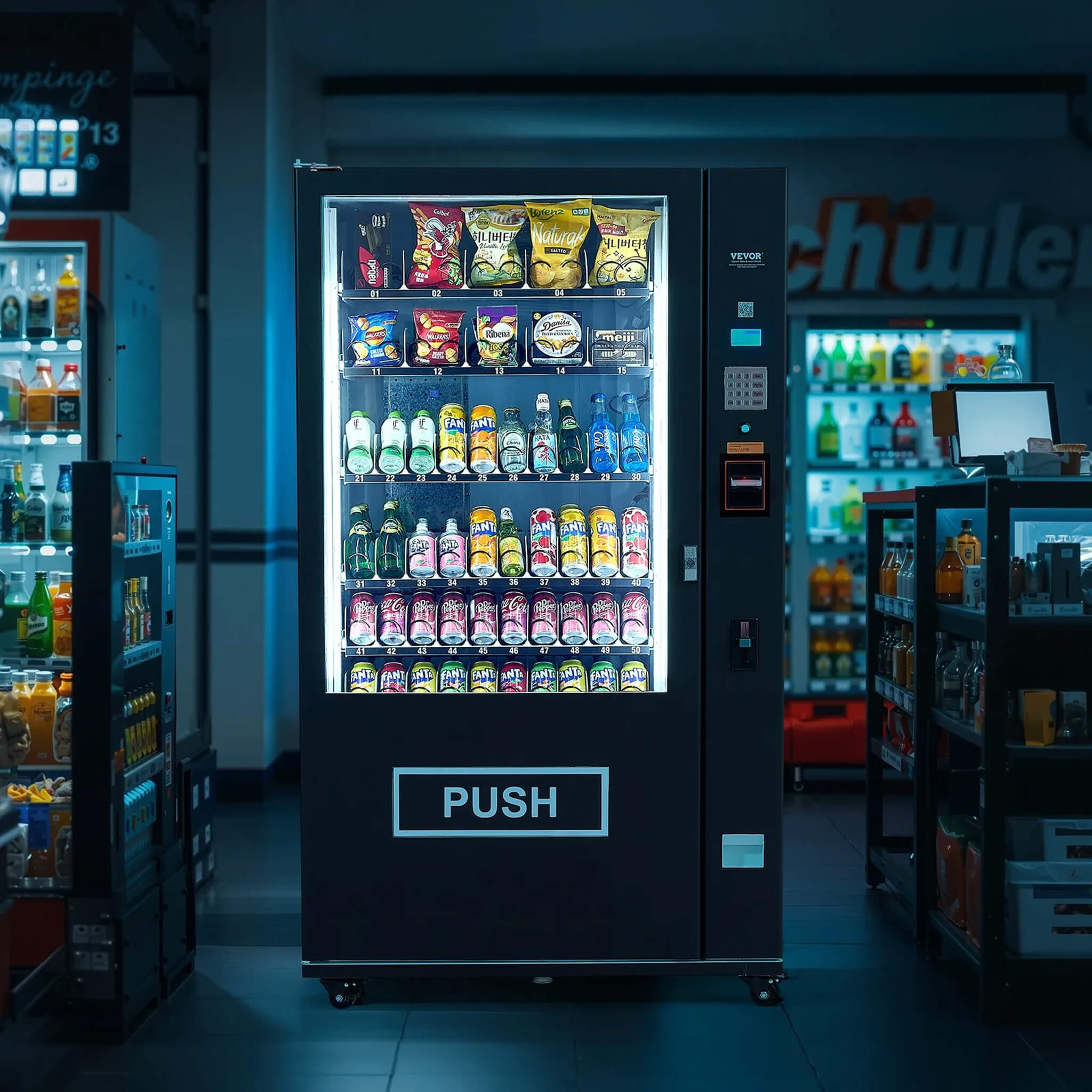 Premium 60-Slot Combo Vending Machine With ICT Bill And Coin Acceptor (SAK31842) – SAKSBY WHOLESALE, view 10