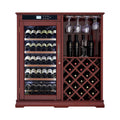 Nuvia 69-Bottle Wooden Wine Cooler Cabinet With Built-In Storage (SAK17539) – SAKSBY WHOLESALE