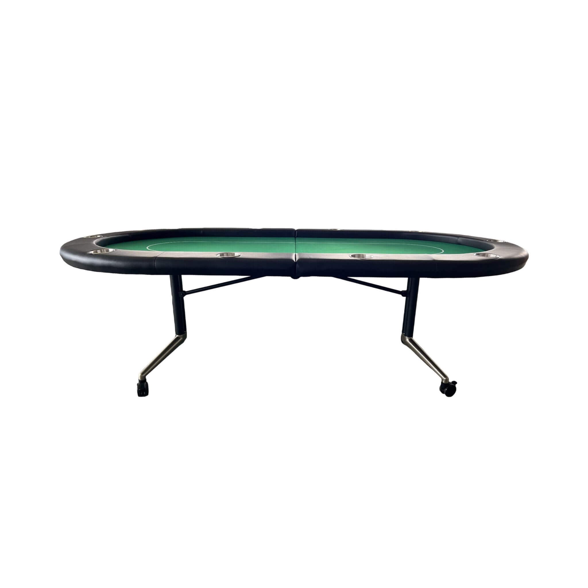 Premium 94-Inch Foldable 10-Player Poker Table With Wheels (SAK43087) – SAKSBY WHOLESALE, view 3