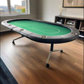 Premium 94-Inch Foldable 10-Player Poker Table With Wheels (SAK43087) – SAKSBY WHOLESALE, view 9
