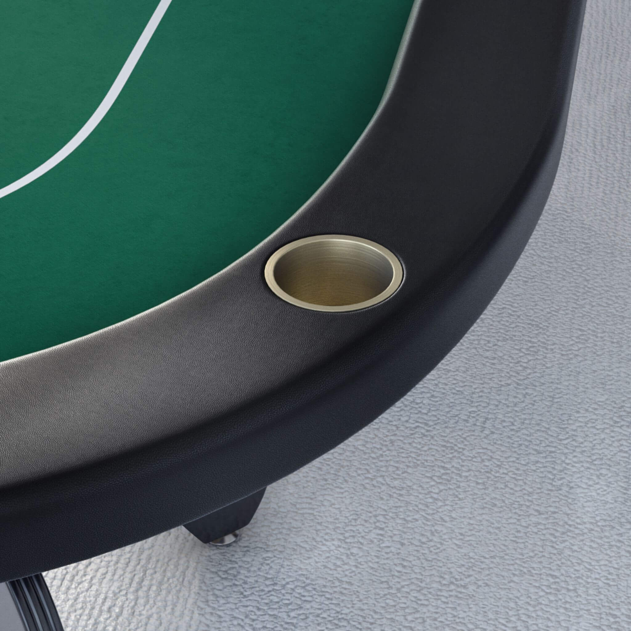 Premium 96-Inch Aura Oval Poker Table With Cup Holders, Chips Tray And Drop Box (SAK31045) – SAKSBY WHOLESALE, view 7