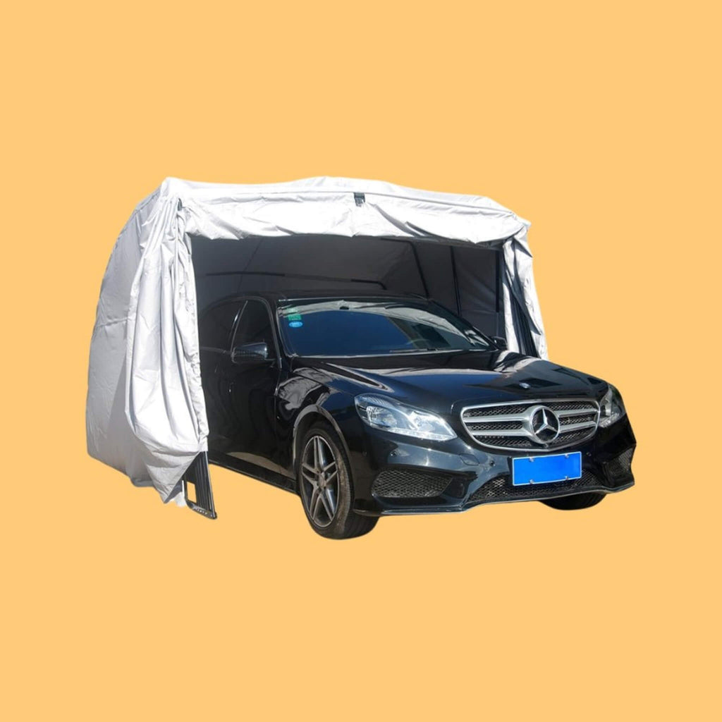 [09X20FT] Alora Premium All-Weather Retractable Steel Frame Carport Canopy For Cars & SUVs (SAK41385) – SAKSBY WHOLESALE, vie
