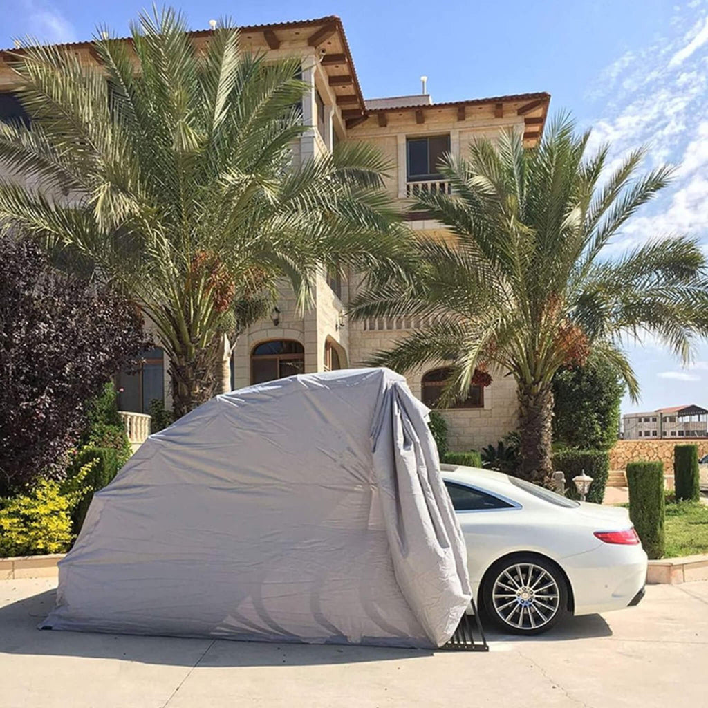 [09X20FT] Alora Premium All-Weather Retractable Steel Frame Carport Canopy For Cars & SUVs (SAK41385) – SAKSBY WHOLESALE, vie