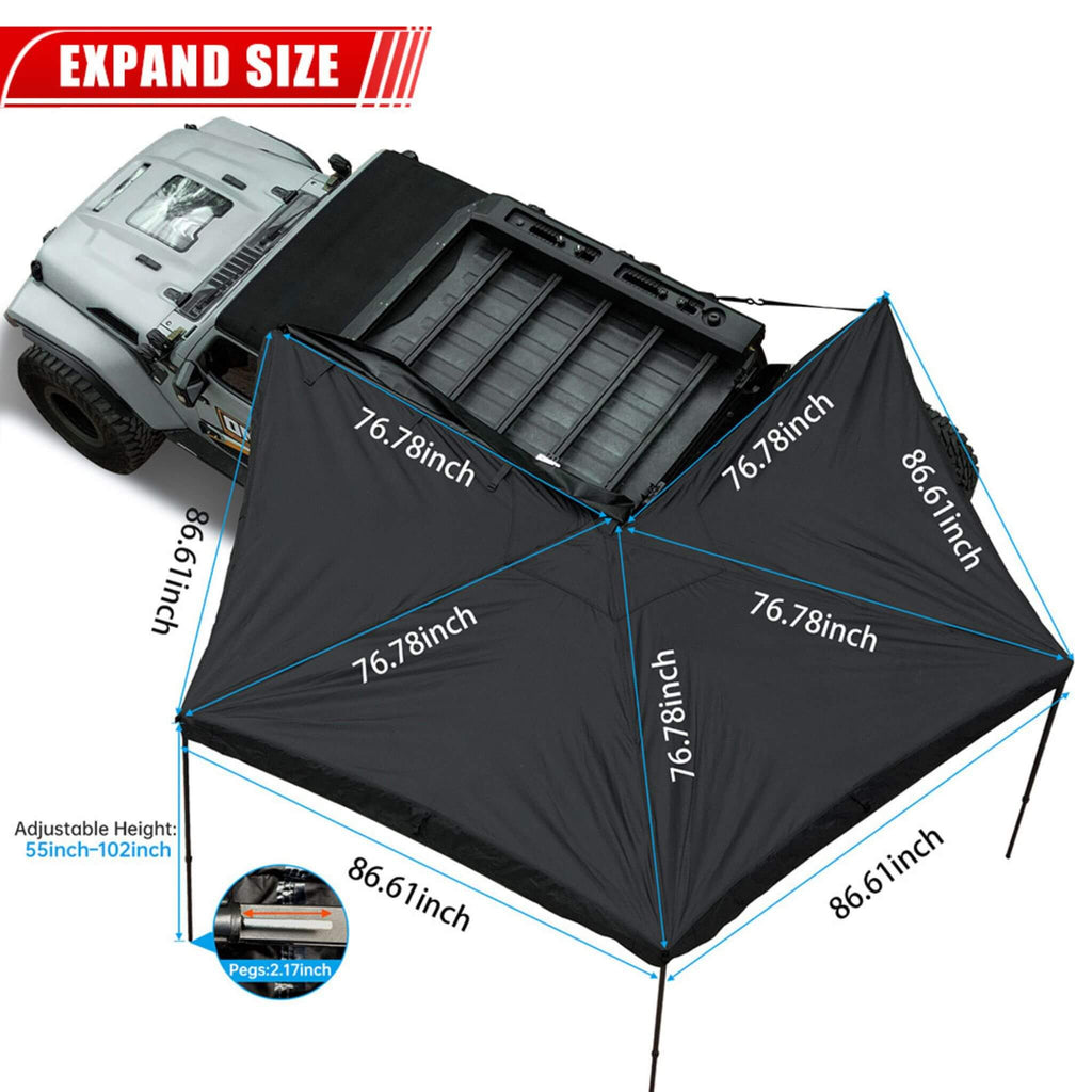 Trailora Horizon Premium All-Weather Top Only Multi-Functional 270 Degree Outdoor Awning House Tent (SAK24839) – SAKSBY WHOLE