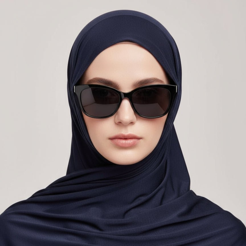 Mariam's Collection Premium Bamboo Jersey Hijab |  Natural Bamboo Hijab (MH195) — comparison shot