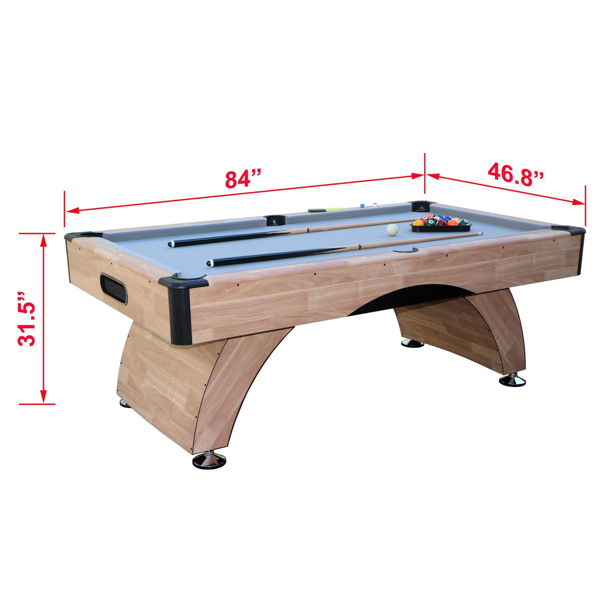 Premium 7FT Billiards Pool Wood Table for Home Game Rooms (SAK14517) – SAKSBY WHOLESALE, view 13