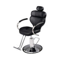 Premium Black PU Leather Reclining Barber Chair With Hydraulic Pump (SAK53892) – SAKSBY WHOLESALE