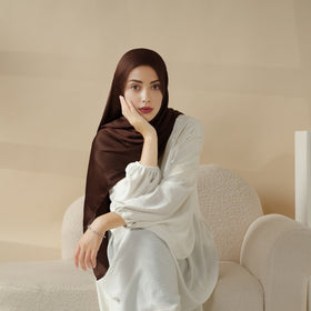 Premium Crinkled Satin Scarf (MH006)