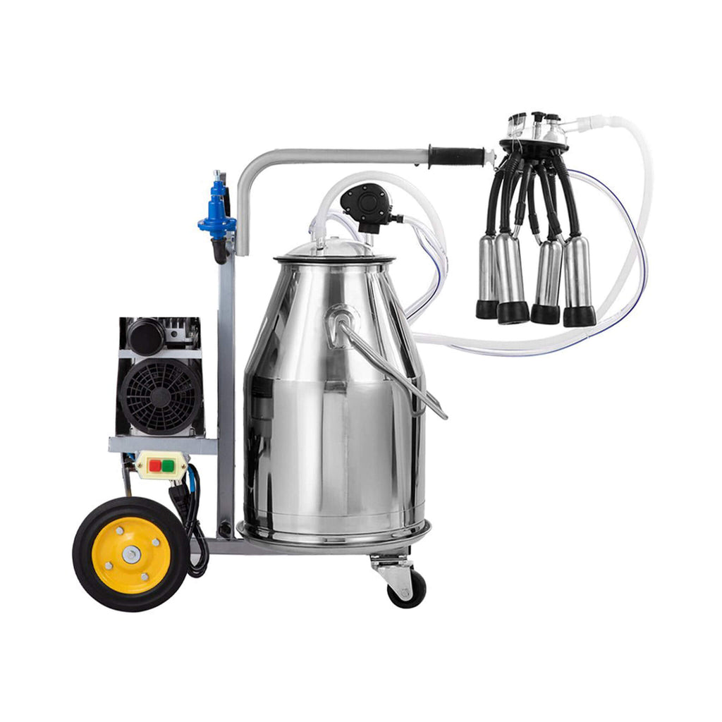 Premium Electric Cow Goat Milking Machine With Milk Bucket, 25L (SAK83260) – SAKSBY WHOLESALE
