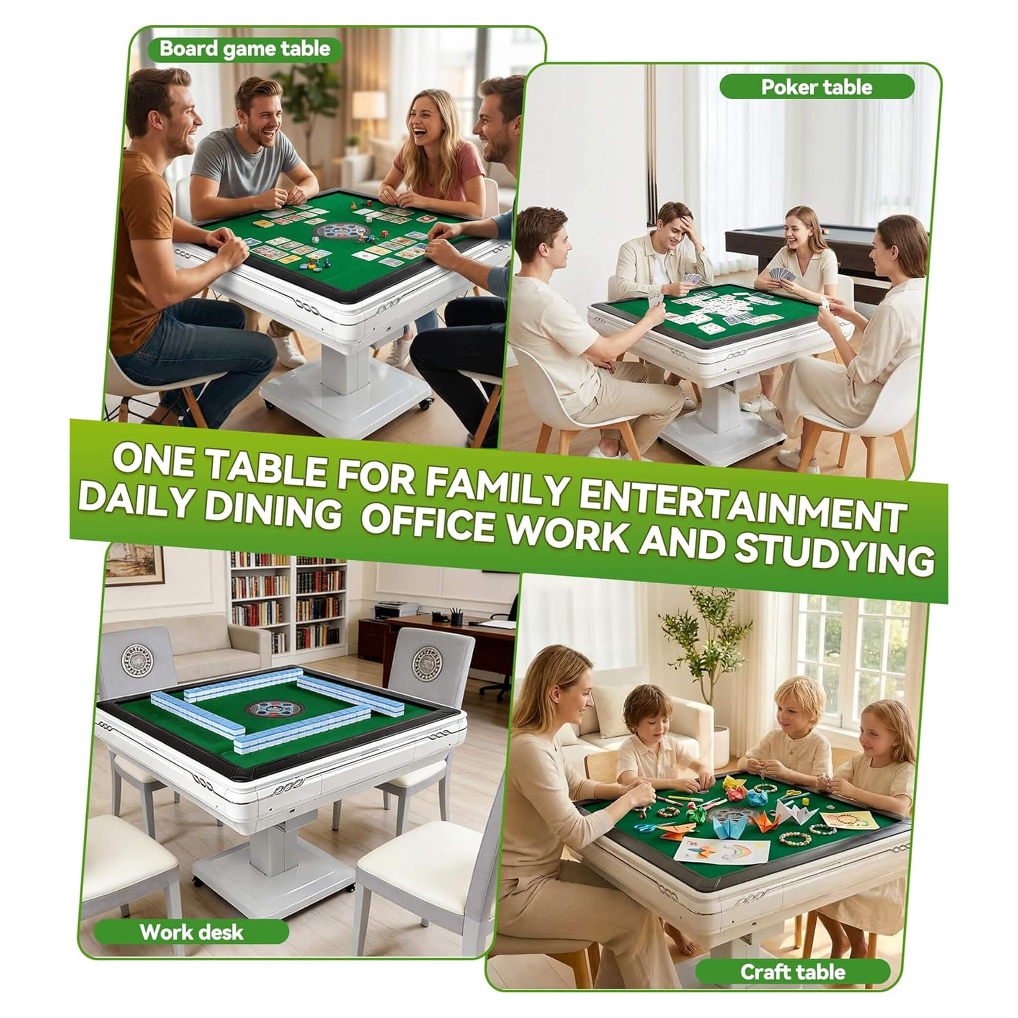 Premium Foldable 4-Player Automatic Mahjong Table With 2 Tile Sets (SAK57230) – SAKSBY WHOLESALE, view 4