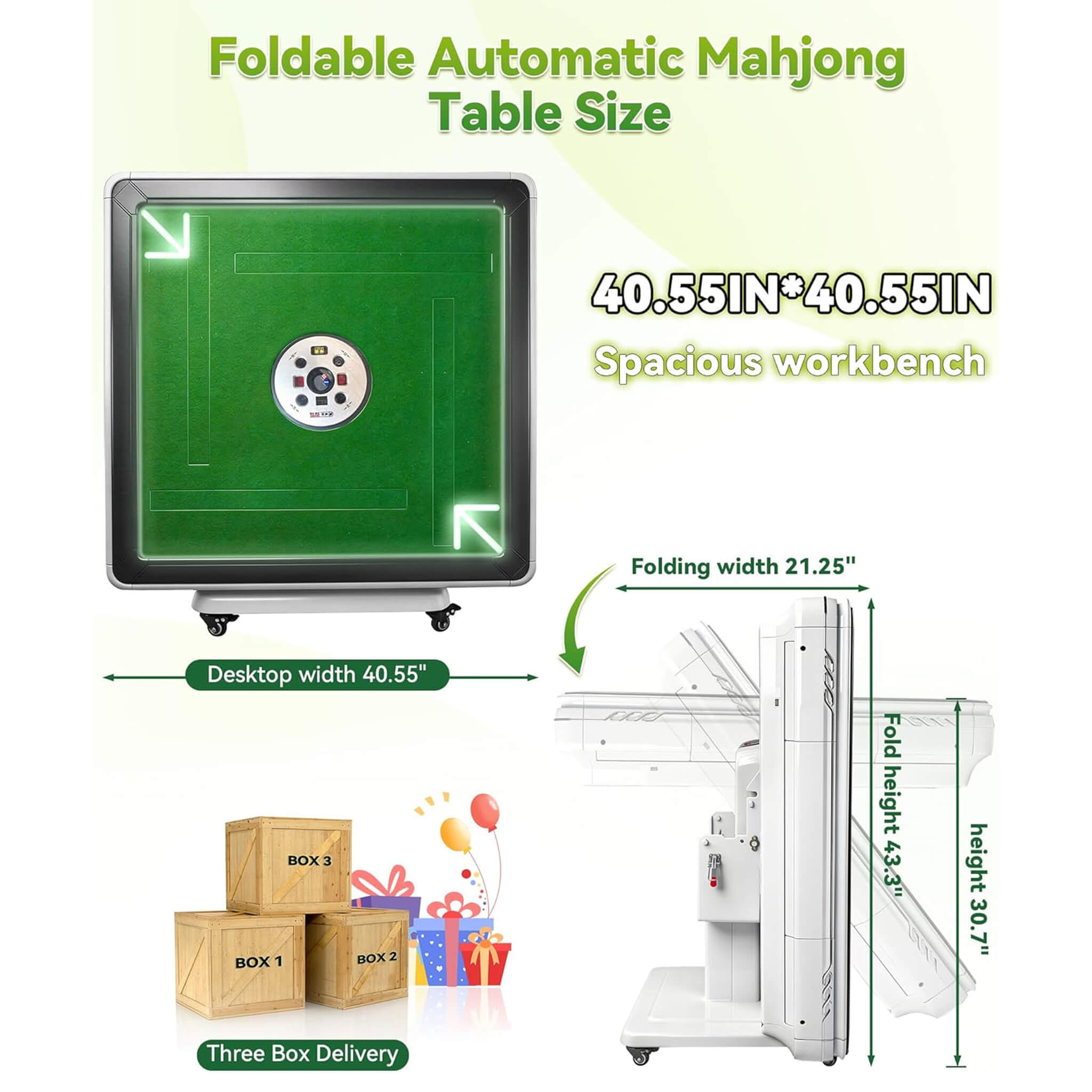 Premium Foldable 4-Player Automatic Mahjong Table With 2 Tile Sets (SAK57230) – SAKSBY WHOLESALE, view 11