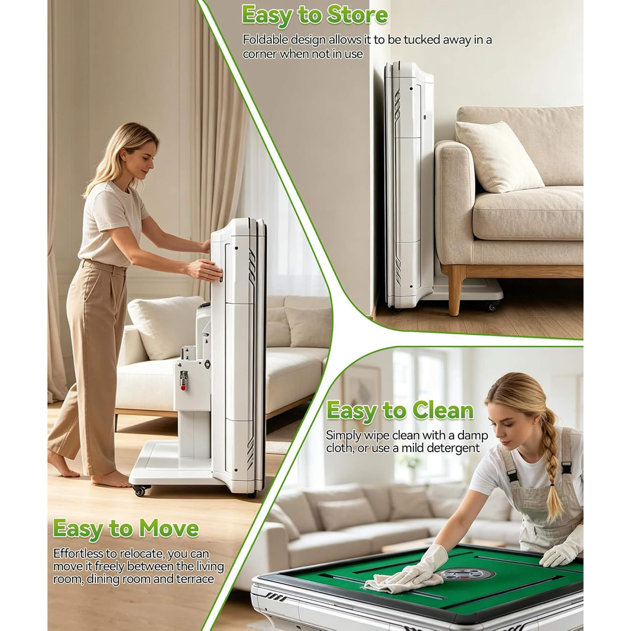 Premium Foldable 4-Player Automatic Mahjong Table With 2 Tile Sets (SAK57230) – SAKSBY WHOLESALE, view 7