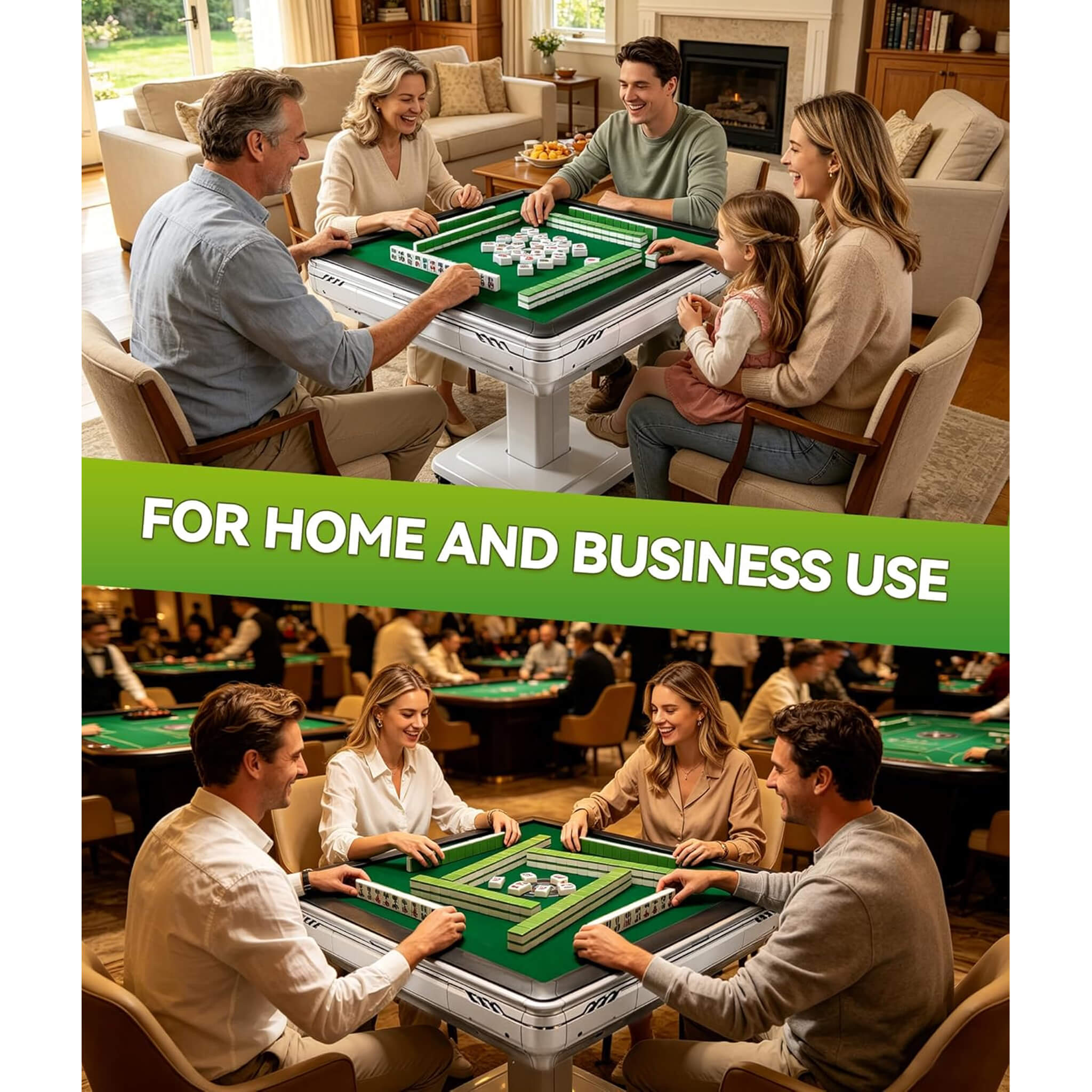 Premium Foldable 4-Player Automatic Mahjong Table With 2 Tile Sets (SAK57230) – SAKSBY WHOLESALE, view 5