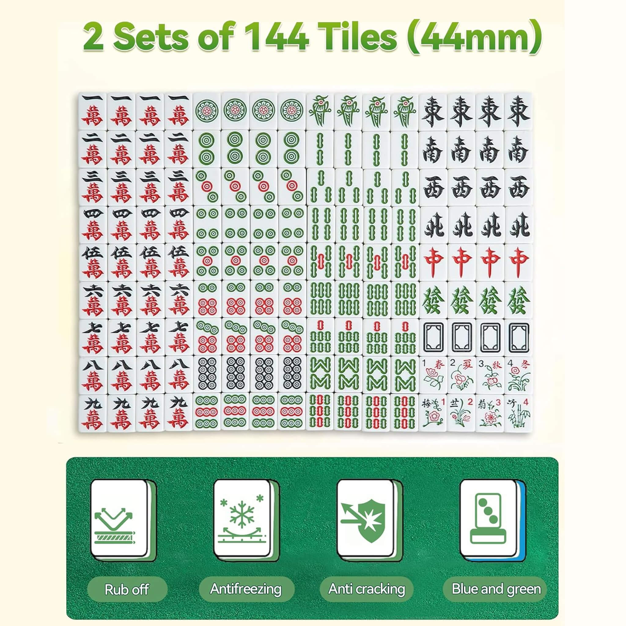 Premium Foldable 4-Player Automatic Mahjong Table With 2 Tile Sets (SAK57230) – SAKSBY WHOLESALE, view 6