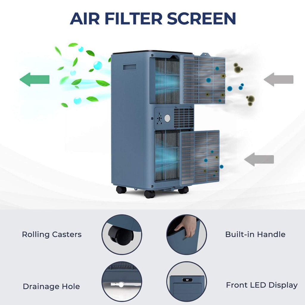 Premium 10K BTU Freestanding AC Unit With Remote Control (SAK41642) – SAKSBY WHOLESALE, view 10