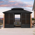 Alora Prestige Premium Hardtop Double Top Outdoor Patio Solarium Sunroom (SAK43078) – SAKSBY WHOLESALE, view 7