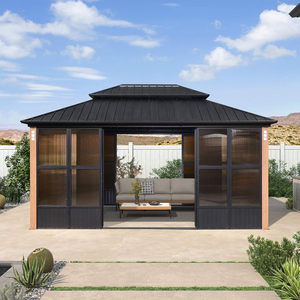Alora Prestige Premium Hardtop Double Top Outdoor Patio Solarium Sunroom (SAK43078) – SAKSBY WHOLESALE, view 13