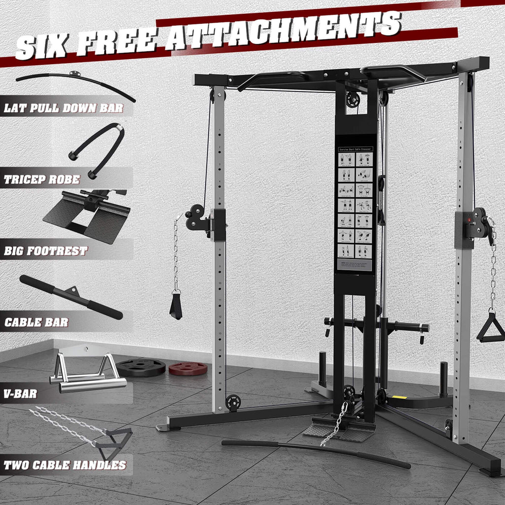 Rovix Premium Home Cable Crossover Full Body Workout Fly Machine, 350LBS (SAK06341) – SAKSBY WHOLESALE, view 4