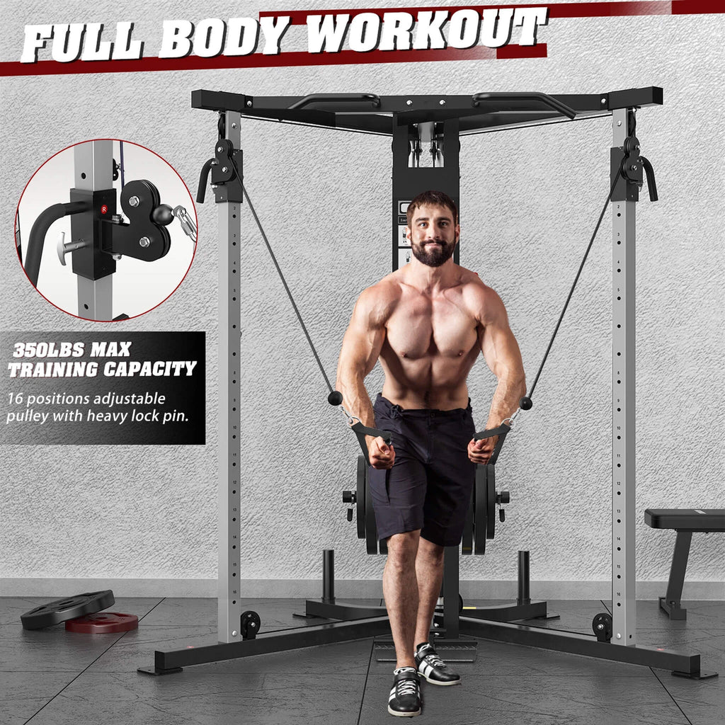 Rovix Premium Home Cable Crossover Full Body Workout Fly Machine, 350LBS (SAK06341) – SAKSBY WHOLESALE, view 5