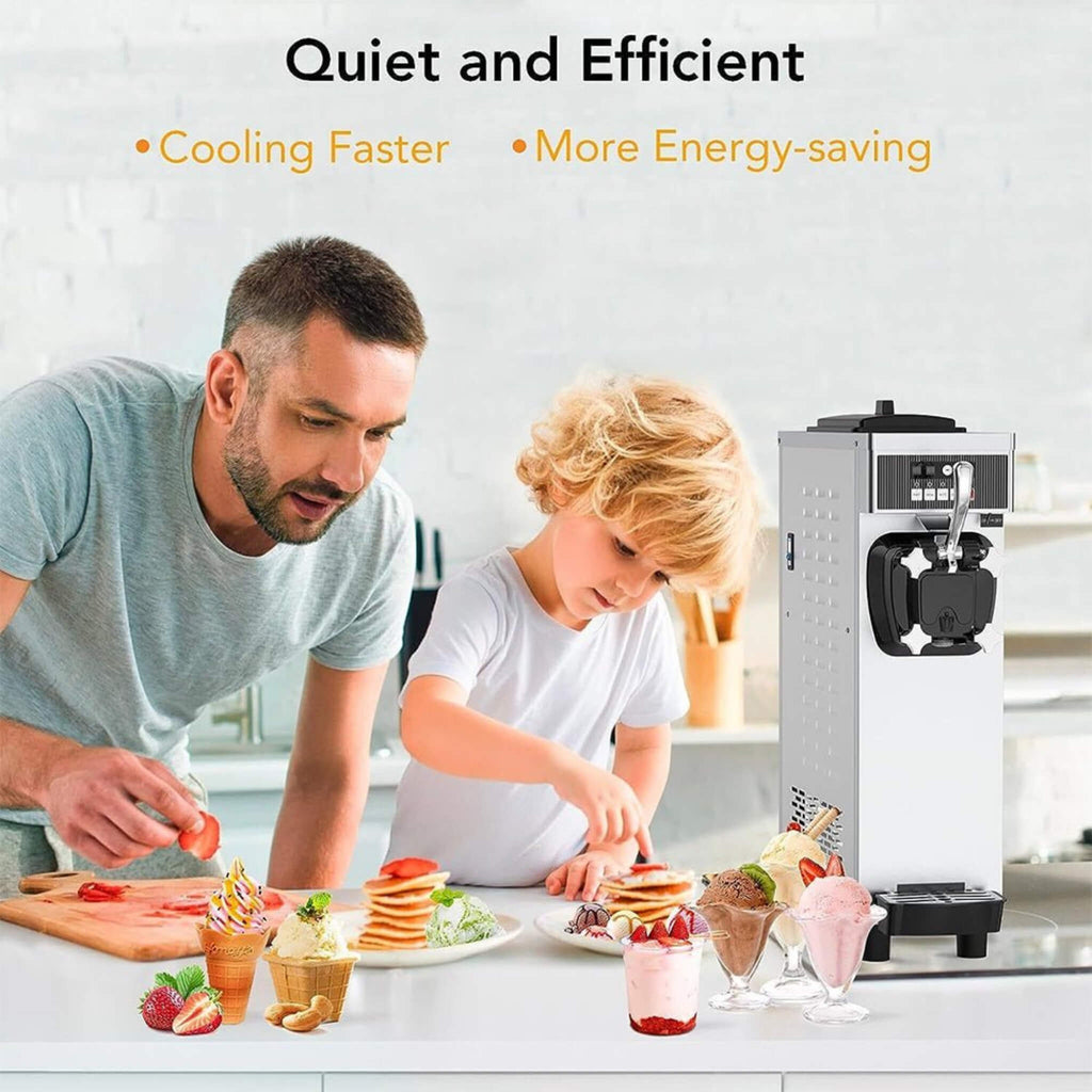 Premium 1200W Industrial Single-Flavor Soft Serve Ice Cream Maker Machine (SAK81752) – SAKSBY WHOLESALE, view 3