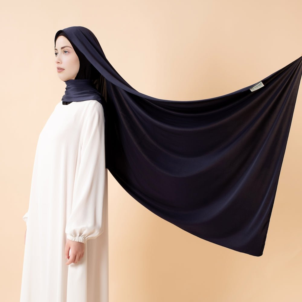 Mariam's Collection Premium Cooling Non-Slip Hijab |  Breathable Sports Hijab (MH196) — alternative angle
