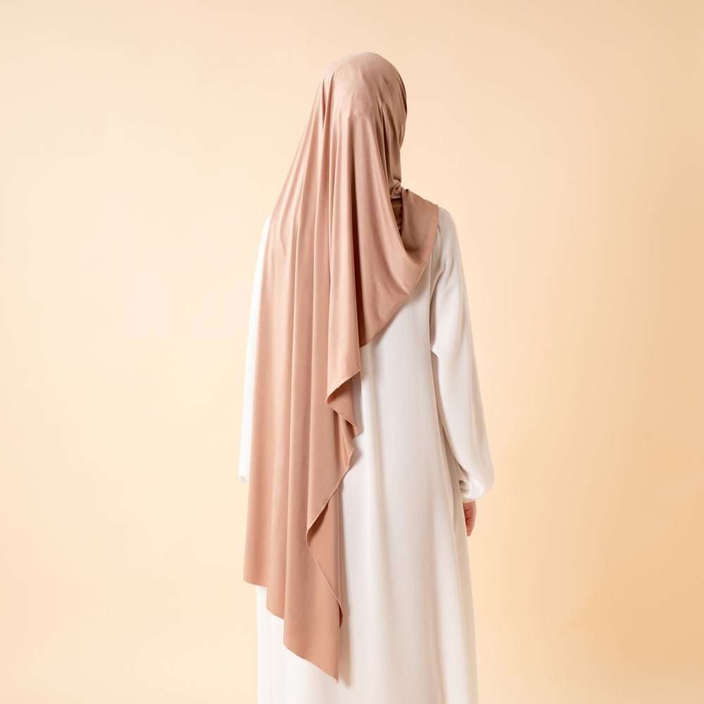 Mariam's Collection Premium Cooling Non-Slip Hijab |  Breathable Sports Hijab (MH196) — back view
