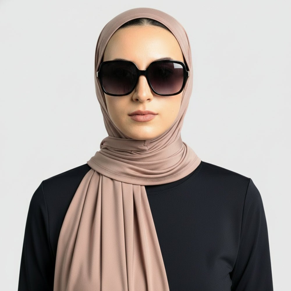 Mariam's Collection Premium Cooling Non-Slip Hijab |  Breathable Sports Hijab (MH196) — fabric or material detail