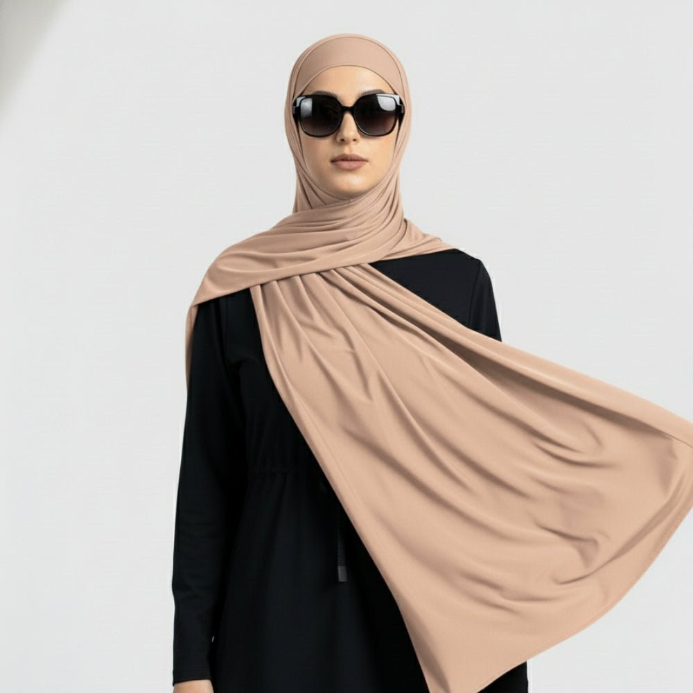 Mariam's Collection Premium Cooling Non-Slip Hijab |  Breathable Sports Hijab (MH196) — detail shot 9