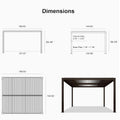Alora Premium Outdoor Aluminum Louvered Patio Pergola With LED Lights [PERGOLA ONLY] (SAK24896) – SAKSBY WHOLESALE, view 11